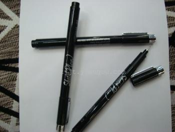 新款韩版黑杆圆珠笔 中性笔 金属笔